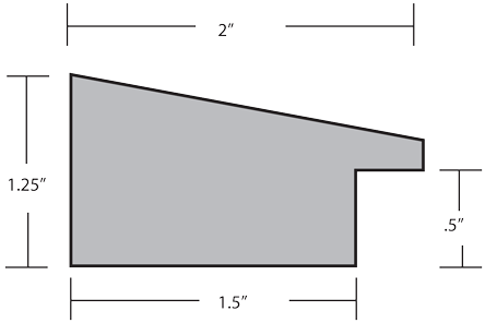 Two inch slope